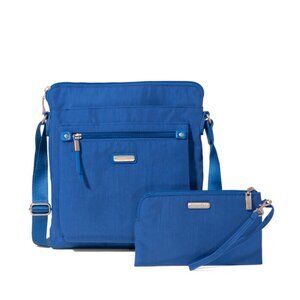 Baggallini Go Bagg w/RFID Wristlet - Lapis